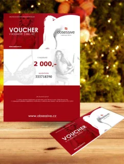 ELEKTRONICKÝ DÁRKOVÝ VOUCHER OBSESSIVE - 2 000 KČ