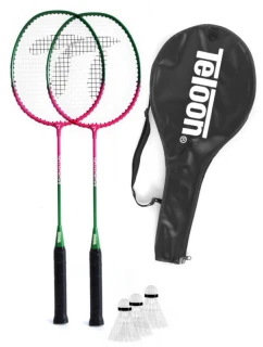 Badmintonová sada SMJ /2 kostky+3 rakety/ TL020