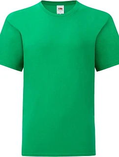 Fruit of the Loom Kids Iconic 150 T Dětské tričko 16.1023 kelly green