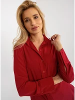 Dámská košile LK KS 508148.12P kaštanová - FPrice Dámská košile LK KS 508148.12P kaštanová - FPrice