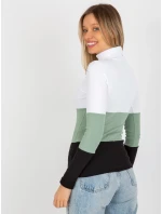 Dámská halenka RV BZ 8465 1.33P světle zelená - FPrice Dámská halenka RV BZ 8465 1.33P světle zelená - FPrice