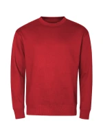 Crew mikina unisex červená