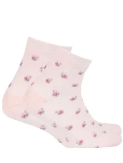 TENKÉ PONOŽKY BARVA 6-11 LET DÍVKY RŮŽOVÁ 27-29