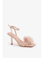 Sandály na podpatku  model 209925 Step in style