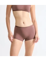 Dámské kalhotky GO Daily Cotton Short 3P - BROWN - sv. hnědé 1141 - SLOGGI