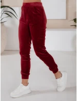 VIP PRIVATE dámská velurová souprava vínová FashionStreet AY0869