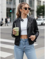 Dámská kožená bunda BAILO black FashionStreet TY4196