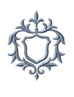 rámeček k výšivce monogramu Erb jednoduchý rámeček k výšivce monogramu Erb jednoduchý