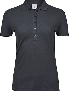 Tee Jays TJ 145 Dámské luxusní těžké strečové piqué polo 18.0145 dark grey