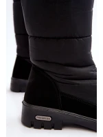 Dámské zateplené sněhule Progress PROGJ-22-136 Černé