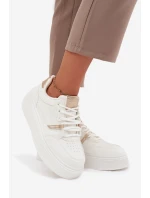 Dámské Sneakersy Na Platformě Big Star SS274359 Bílé