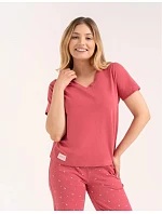 Pyžamo Moraj PDD4300-024 červené/r S–3XL