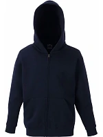 Fruit of the Loom Classic Kids Sweat Jacket Dětská mikina s kapucí 16.2045 deep navy