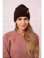 Dámská čepice Klarysa K394 hnědá Dámská čepice Klarysa K394 hnědá