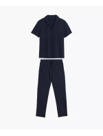 Pánské pyžamo na zip BNMP-002 kr/r - Atlantic