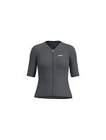 Cyklistické tričko POC W's Raceday S/S Jersey, šedé