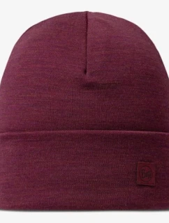 BUFF HEAVYWEIGHT MERINO WOOL LOOSE HAT SOLID TIBETAN RED čepice