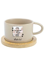 Personalizovaný keramický hrníček "MAKRONKA" s fotkou mazlíčka a textem Personalizovaný keramický hrníček "MAKRONKA" s fotkou mazlíčka a textem