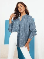 Dámská modrá košile PISAT FashionStreet DY0424