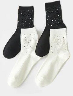 WiK SO&LI QY009-9 Dámské ponožky 060 Zirconia vzor 35-42