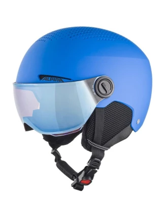 Lyžařská přilba ALPINA ZUPO VISOR Q-LITE BLUE 51-55 Lyžařská přilba ALPINA ZUPO VISOR Q-LITE BLUE 51-55