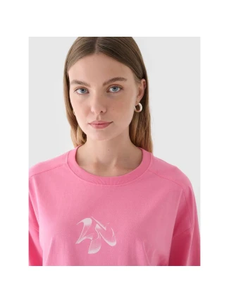 Dámské tričko oversize s potiskem 4F 4FRAW24TTSHF2582-54S