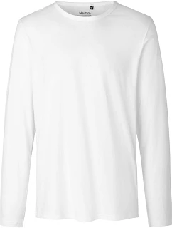 Neutral O 61050 Pánské tričko s dlouhým rukávem 77.6150 white