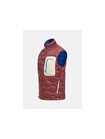 Pánská péřová vesta PEAK PERFORMANCE M Helium Utility Down Vest, červená barva Pánská péřová vesta PEAK PERFORMANCE M Helium Utility Down Vest, červená barva