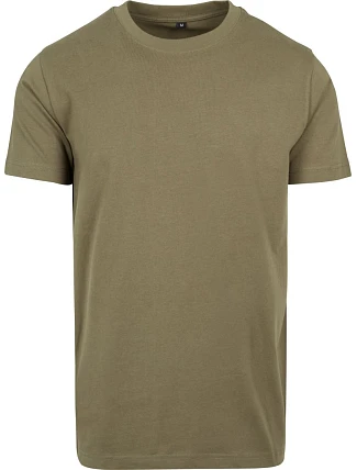 Build your Brand BY 004 Tričko z těžké bavlny 56.0004 olive