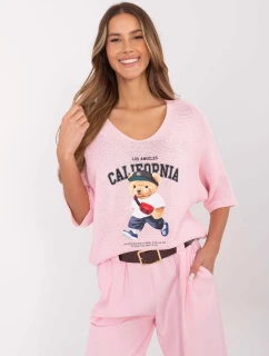 Jumper MI SW 2101.06 světle růžový