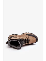 Pánské trekové boty Trapper Béžová Fontanoe Pánské trekové boty Trapper Béžová Fontanoe