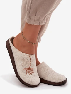 Dámské domácí pantofle Inblu – béžové