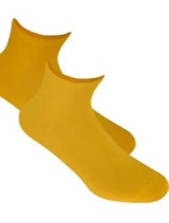 Hladké ponožky s elastanem 2-6 let ŽLUTÁ 21-23