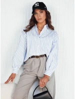 Dámské tričko MARTIE bílo-modré FashionStreet DY0373