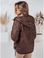Dámská bunda kávová FashionStreet TY4239