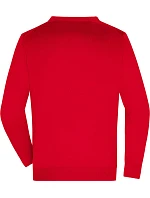 Daiber JN 661 Pánský pletený cardigan s výstřihem do V 02.0661 red Daiber JN 661 Pánský pletený cardigan s výstřihem do V 02.0661 red
