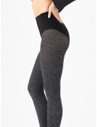 Fiore punčocháče G 6076 Chevron Chic 60 den 2-4 Fiore punčocháče G 6076 Chevron Chic 60 den 2-4