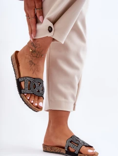 Dámské Křupky Zdobené Čepicemi Černé Evelins