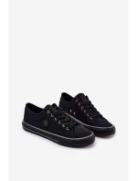 Pánské Textilní Tenisky Big Star RR174338 Černé