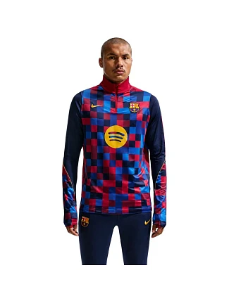 Pánské tričko Nike FC Barcelona Strike Home modro-červené IQ1301 621 Pánské tričko Nike FC Barcelona Strike Home modro-červené IQ1301 621