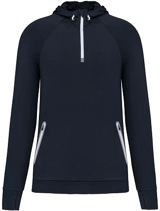 Kariban ProAct PA 360 Sportovní mikina s kapucí a 1/4 zipem 20.P360 navy Kariban ProAct PA 360 Sportovní mikina s kapucí a 1/4 zipem 20.P360 navy