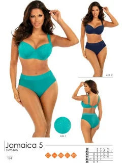 Dámské dvoudílné plavky S995JA5 2 Jamaica 5 tmavě modrá - Self