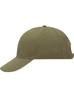 Daiber MB 24 6 panelová sandwich kšiltovka 03.0024 olive/beige