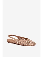 Dámské sandály s pleteným vzorem Camel Selviora
