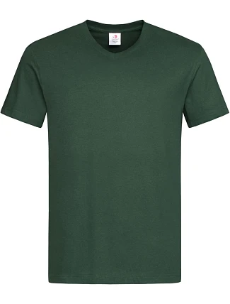 Stedman Classic-T V-neck Tričko s výstřihem do V 05.2300 bottle green