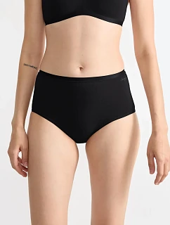 Dámské kalhotky GO Daily Cotton Highwaist Black černé  - SLOGGI