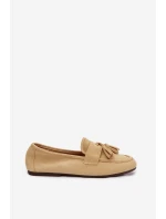 Dámské mokasíny ploché s třásněmi Žluté Marilisse
