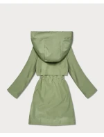 Lekka parka damska na podszewce Goodlookin khaki (KK60407-5#)