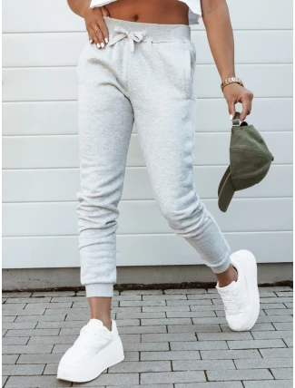 Dámské tepláky FITS světle šedé UY2186