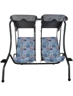 ZAHRADNÍ A BALKONOVÁ HOUPAČKA SONIC 2 OSOBY MOZAIKA